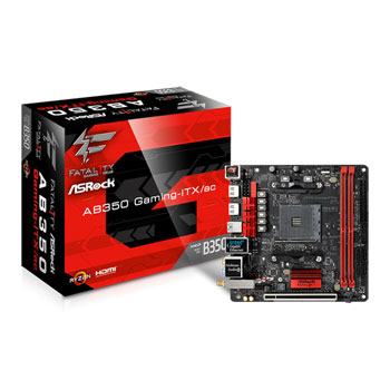 ASRock AB350 Gaming-ITX/AC Motherboard : image 1