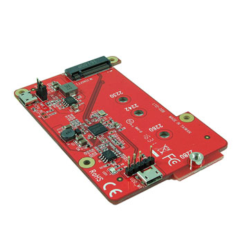 Lycom Pi-112 Raspberry Pi USB to M.2 SATA SSD Coverter Board : image 1