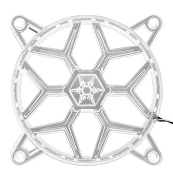 Photos - Computer Cooling SilverStone 140mm Fan Grill with 28 pcs RGB LED Strip 
