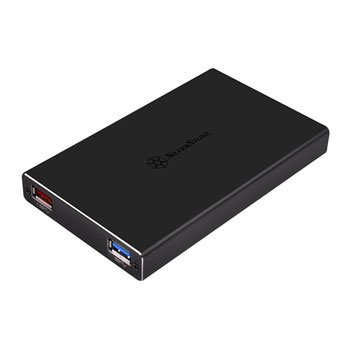Silverstone External USB 3.1 Type C HDD/SSD Enclosure with 2 Port USB HUB + Type C Charge Port Hub : image 2