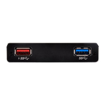 Silverstone External USB 3.1 Type C HDD/SSD Enclosure with 2 Port USB HUB + Type C Charge Port Hub : image 4