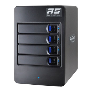 HighPoint 4 Bay RocketStor USB3.1 Trpe- C Gen 2 + RAID Enclosure Box : image 1