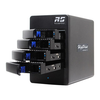 HighPoint 4 Bay RocketStor USB3.1 Trpe- C Gen 2 + RAID Enclosure Box : image 2