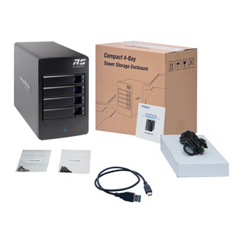 HighPoint 4 Bay RocketStor USB3.1 Trpe- C Gen 2 + RAID Enclosure Box : image 4