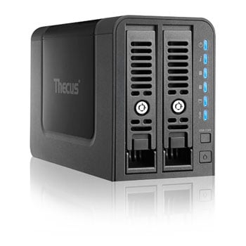 Thecus N2350 Marvell Armada 385 Dual Core 1GHz SoC, 1GB DDR4, USB 3.0 port x2, Thecus OS7 : image 1