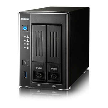 Thecus N2810PRO All In One Dual Bay Multimedia NAS Server : image 1