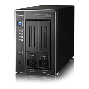 Thecus W2810PRO NAS Server Free License of  Windows Storage Server with 60GB SSD : image 1