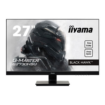 Iiyama 27" G-Master Black Hawk Full HD FreeSync 1ms Gaming Monitor with Speakers : image 2