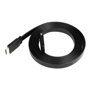 SilverStone SST-CPH02B-3000 3 meters FLAT HDMI Cable M-M, 24K gold-plated 4K 3D Ethernet : image 1