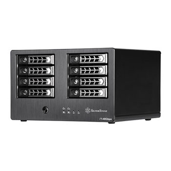 ilverStone TS821S 8 Bay Mini-SAS Storage 2.5" HDD/SSD Hotswap : image 1
