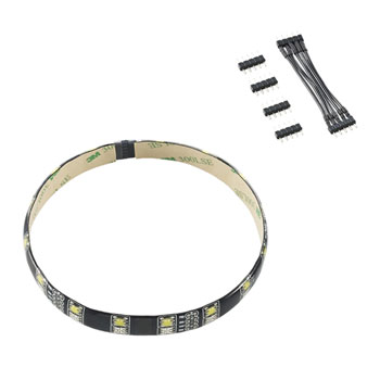 CableMod® WideBeam Hybrid LED Strip 30cm - RGB/White : image 1