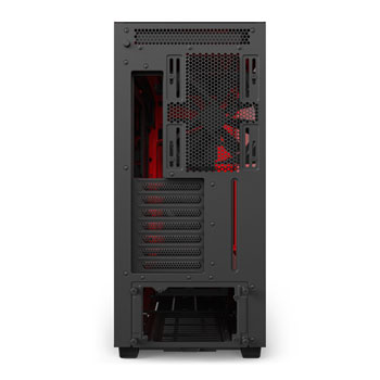 NZXT Red H700i Smart Tempered Glass Window Tower PC Gaming Case : image 4