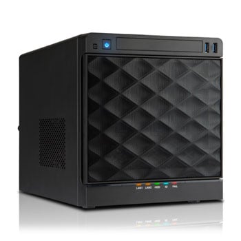 In-Win IW-MS04-01 4-Bay ITX NAS Storage Sever Case with PSU