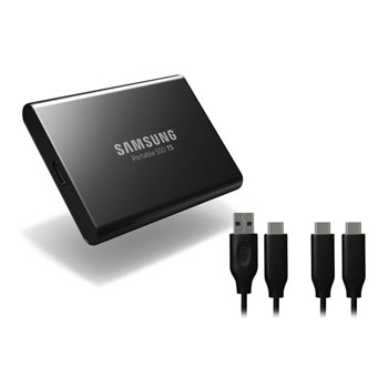 Samsung T5 2TB External Portable Solid State Drive/SSD - Black : image 2