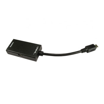7cm MHL V1.0 to HDMI Adaptor with RCP Micro USB - HDMI Type A : image 1
