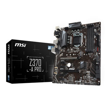 MSI Intel Z370-A PRO Coffee Lake ATX Motherboard LN84385