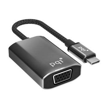 2 Port USB-C to VGA Adaptor + USB Type C PD Charge PortPC MAC : image 2
