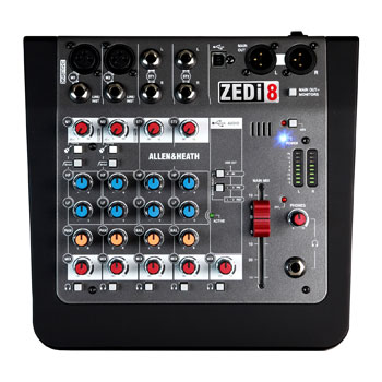Allen & Heath ZEDi-8 Hybrid Compact Mixer and USB Audio Interface : image 3