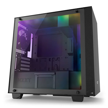 NZXT Black H400i Smart Micro ATX Windowed PC Gaming Case
