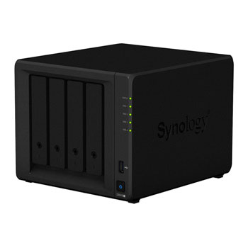 Synology DS918+ 4 Bay Desktop NAS Enclosure, Quad Core Intel