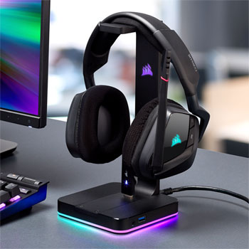 corsair gaming st100 rgb headset stand