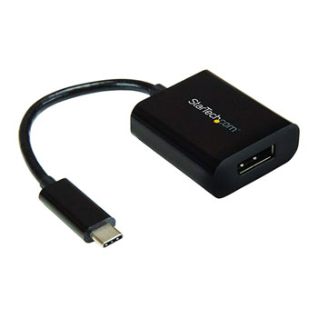 StarTech.com USB-C to DisplayPort Adapter 4K 60Hz  Black