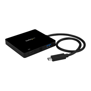 3 Port StarTech.com USB-C Hub with Power Delivery - USB-C to 3x USB-A - USB 3.0 Hub : image 1
