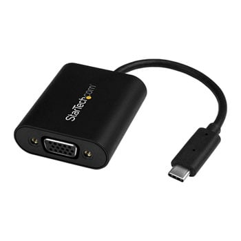 StarTech.com CDP2VGASA USB-C to VGA Adapter - with Presentation Mode Switch : image 1