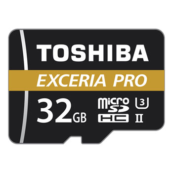 32GB Toshiba M501 Exceria Pro MicroSDXC with SD Adapter : image 1