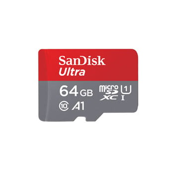 SanDisk Ultra A1 64GB UHS Performance Micro SD Memory Card with Adapter