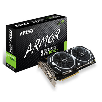 MSI NVIDIA GeForce GTX 1070 Ti 8GB ARMOR Graphics Card LN85365