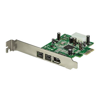 StarTech PEX1394B3 3 Port 2b 1a PCIe  F/wire 800 PCIe Card : image 1