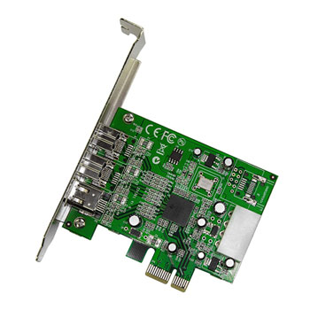StarTech PEX1394B3 3 Port 2b 1a PCIe  F/wire 800 PCIe Card : image 2