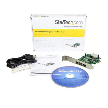 StarTech PEX1394B3 3 Port 2b 1a PCIe  F/wire 800 PCIe Card : image 4