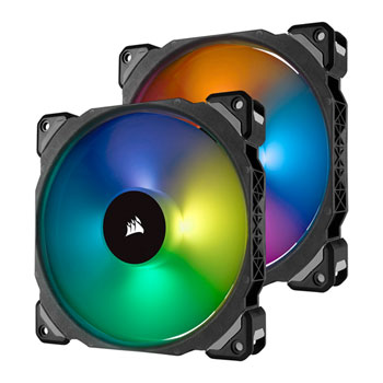 Corsair ML140 RGB 140mm 2 Fan + Lighting Node PRO Pack - CO-9050078-WW | UK