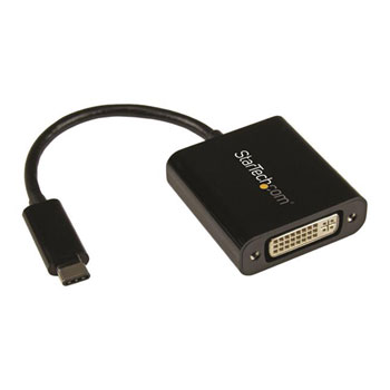 USB-C to DVI-D Adapter Black : image 1