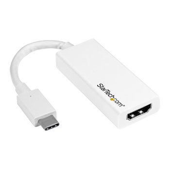 endnu engang Rejsende købmand tvetydigheden StarTech USB-C to HDMI Adapter White LN85543 - CDP2HDW | SCAN UK