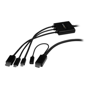 USB-C, HDMI or Mini DisplayPort to HDMI Converter Cable - 2 m (6 ft.) : image 1