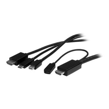 USB-C, HDMI or Mini DisplayPort to HDMI Converter Cable - 2 m (6 ft.) : image 2