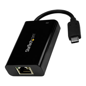 Startech USB-C to Gigabit Network Adapter with PD Charging : image 1
