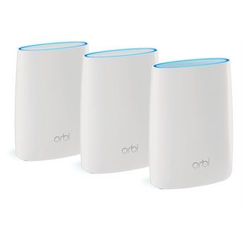 NETGEAR Orbi Whole Home Wi-Fi System 350 sq m Coverage AC3000 Tri-Band with Router and 2 x Satellite : image 1
