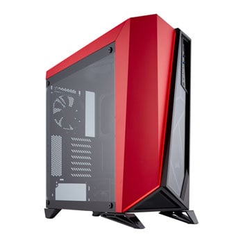 CORSAIR SPEC OMEGA Red Tempered Glass Midi PC Gaming Case