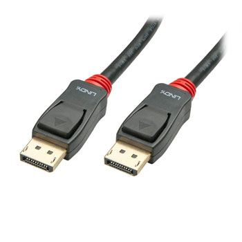 Lindy 2M DisplayPort 1.2 Cable 4K60Hz Male to Male Black : image 1