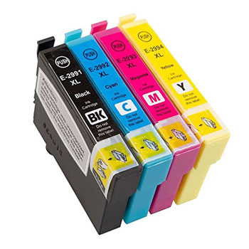 Multipack Compatible Cartridges for Epson 29XL Black, Cyan, Yellow and Magent : image 1