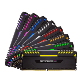 Corsair Vengeance RGB LED 64GB DDR4 2933 Memory Kit 8x8GB : image 2