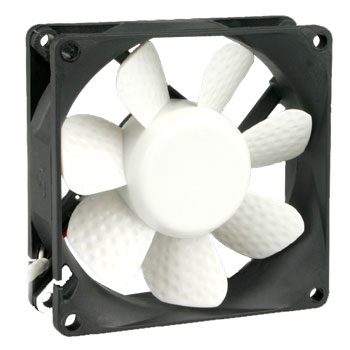 Sharkoon 1000 Golf Ball 80MM Ultra Quiet 8.9 dB(A) Case Fan - 11.4 CFM