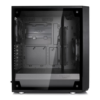 Fractal Meshify C Light Tinted Tempered Glass Mid Tower PC Gaming Case Black : image 3