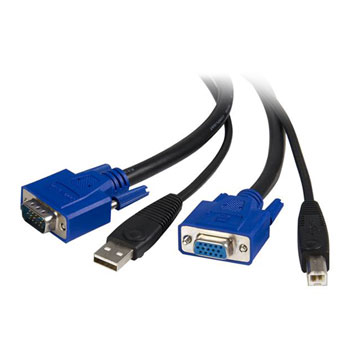 Startec SVUSB2N1_6 6ft 2in1 USB KVM Cable
