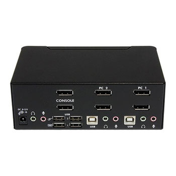 Startec Dual DisplayPort USB KVM Switch with Audio & USB 2.0 Hub : image 2