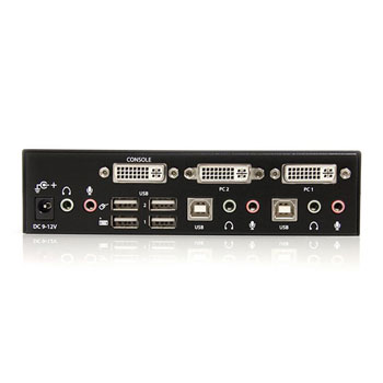 StarTech 2 Port DVI USB KVM Switch with Audio and USB 2.0 Hub : image 3